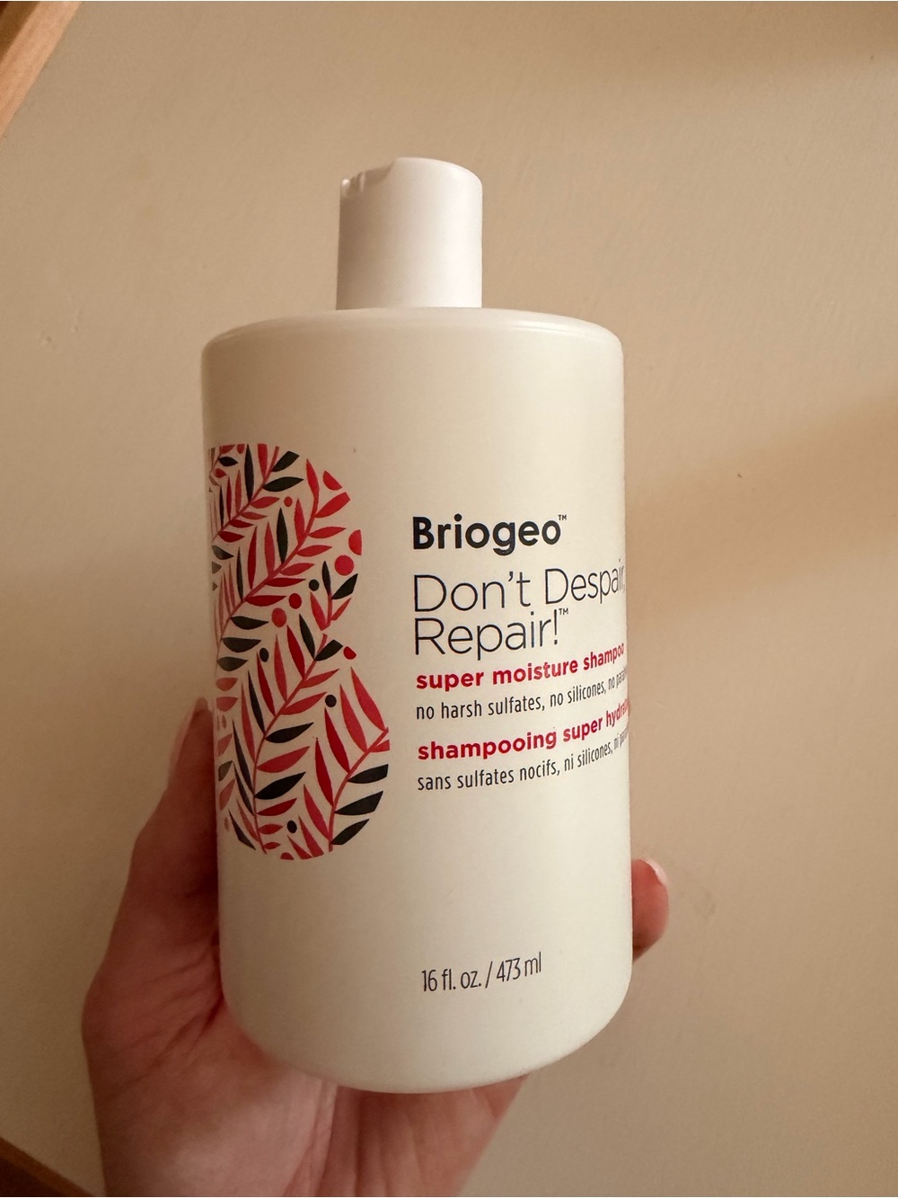NWT Briogeo Don’t Despair, Repair! Super Moisture Shampoo - 16fl oz/ 473ml